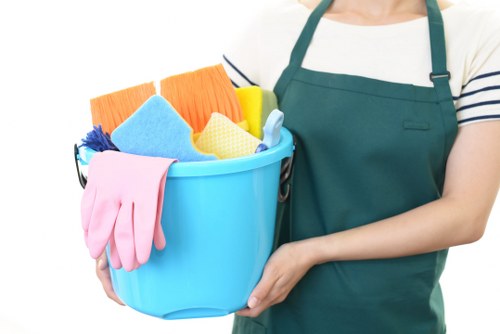 Professional hard floor cleaning service in a Lambeth home entrance
