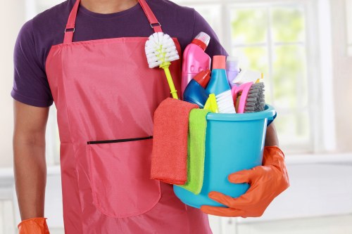 Professional end of tenancy cleaning in a Lambeth apartment kitchen