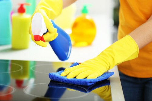 Local floor cleaning service working in a Lambeth commercial space