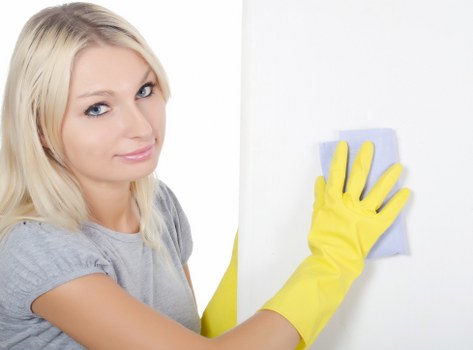 Detail cleaning in a Lambeth property following builders work