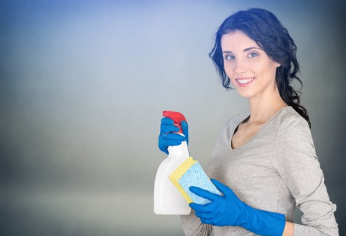 Illustration showing screen-reader friendly cleaning service content